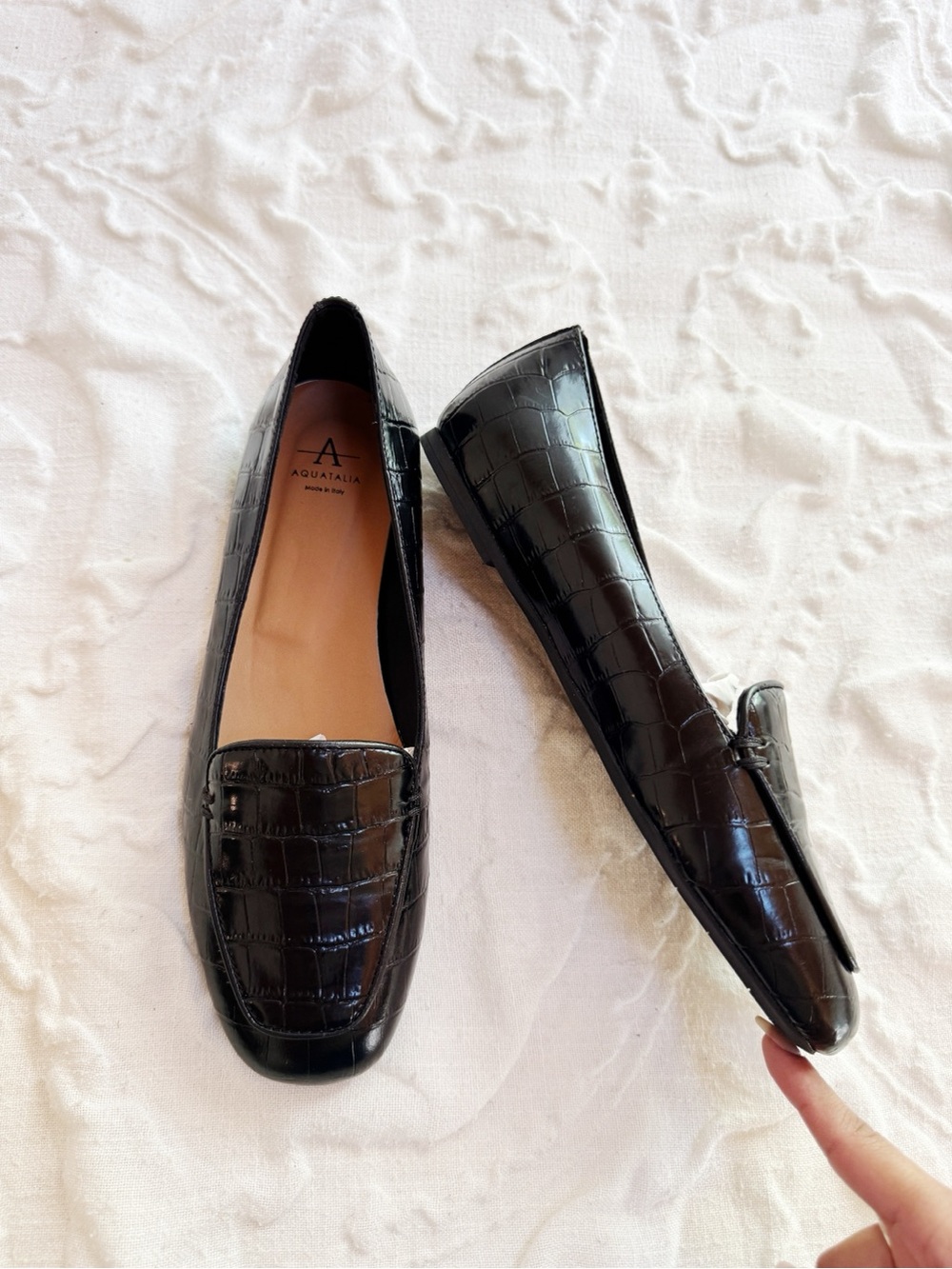 Aquatalia Judie Luxe Croc
Embossed Flat Size 7.5 New - Picture 4 of 8